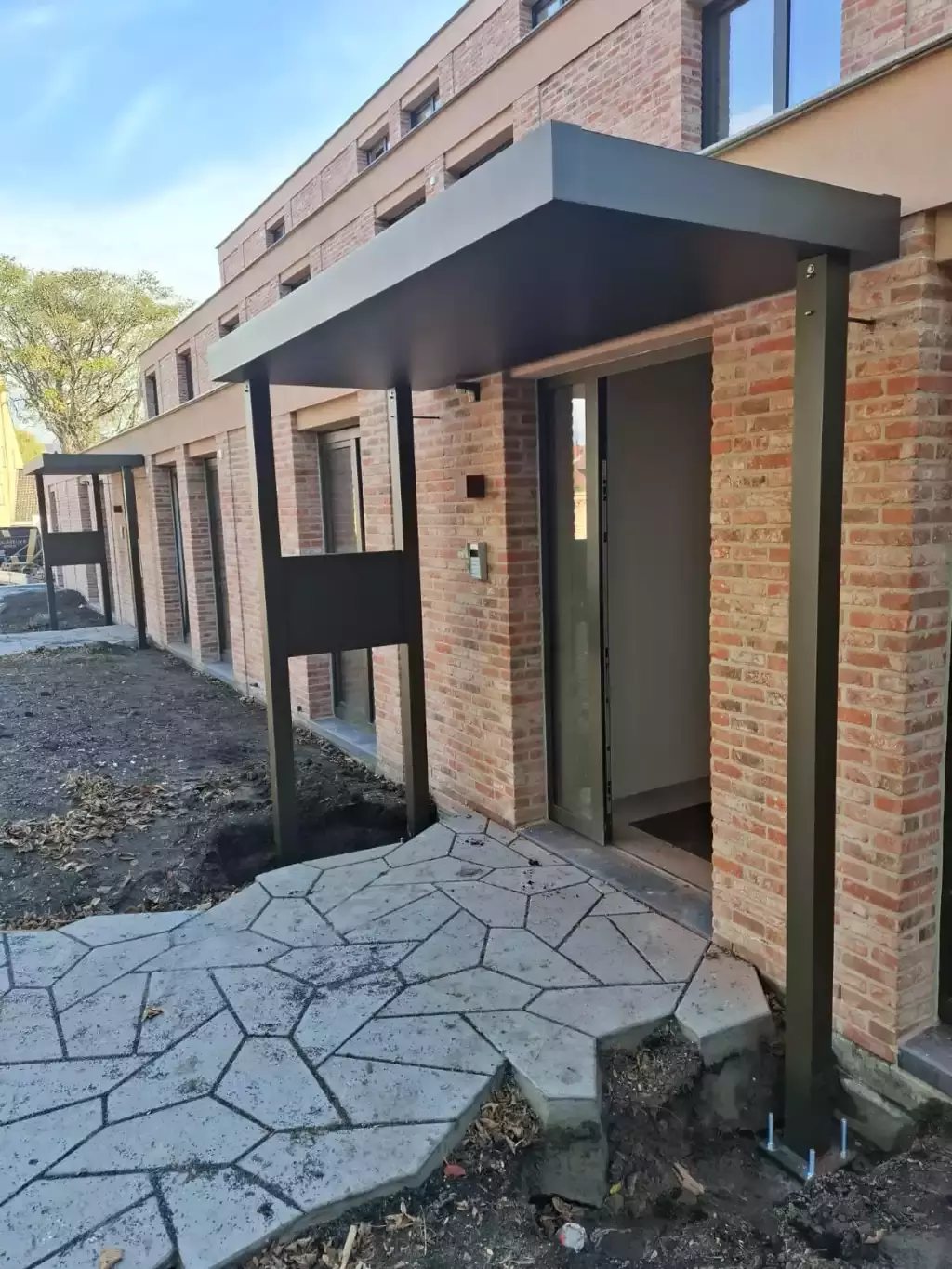 luifel op maat gemaakt in Aluminium